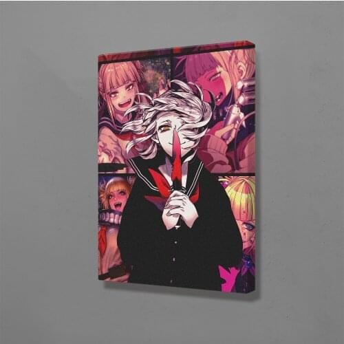 Himiko Toga My Hero Academia BNHA Anime Decoration Prints Home Decor Canvas Dorm Living Room Bedroom Painting Wall Art Poster