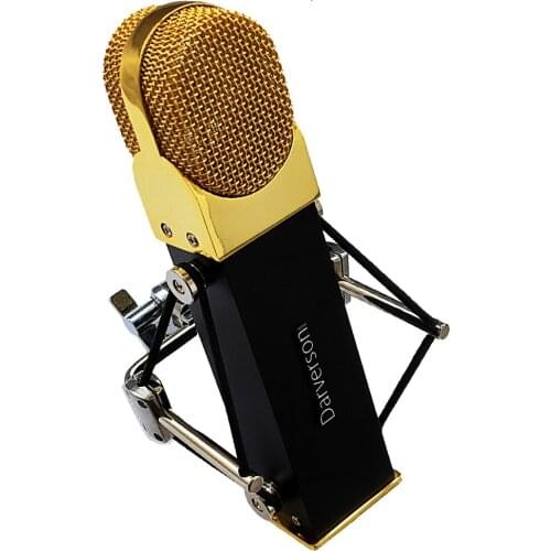 Golden blueberry style professional studio computer vocal recording condenser microphone internet video live show