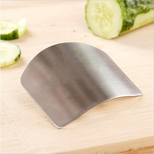 Creative kitchen gadget stainless steel 304 finger guard cut hand guard finger guard anti-cut hand