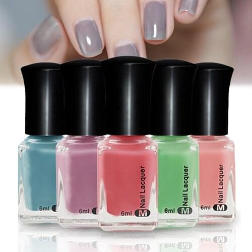 Nail Polish Glossy Shine Finish Nails Polish for Women Girls Nail Art DIY Decoration MH88