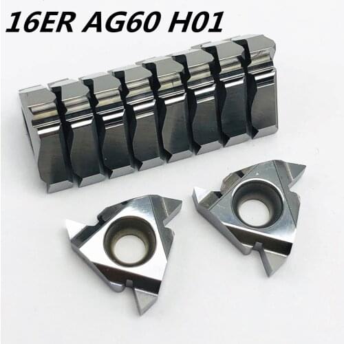 Aluminum alloy blade 16ER 16IR AG60 new CNC machine tool milling tool metal turning tools 16IR lathe cutting thread cutter