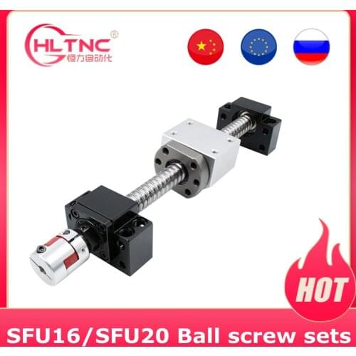 CNC customization Module SFU1605 Ball screw HGR20 Linear guide Gear rack spindle inverter for engraving machine accessories