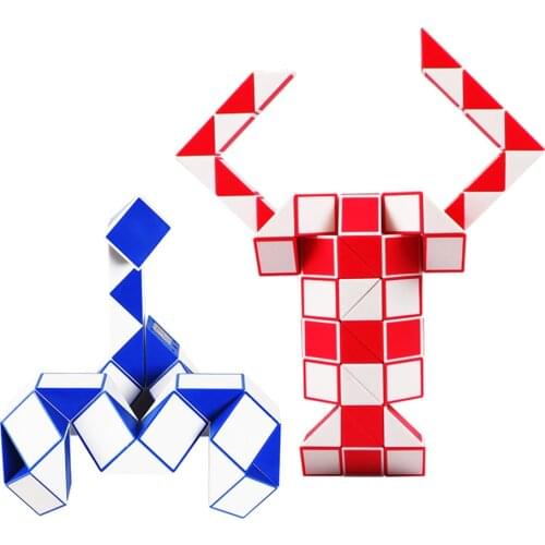 Moyu Cubing Classroom 72 Snake Speed Cubes Twist Magic Puzzle Toys For Kids Party Favours Colorful Educational Toys