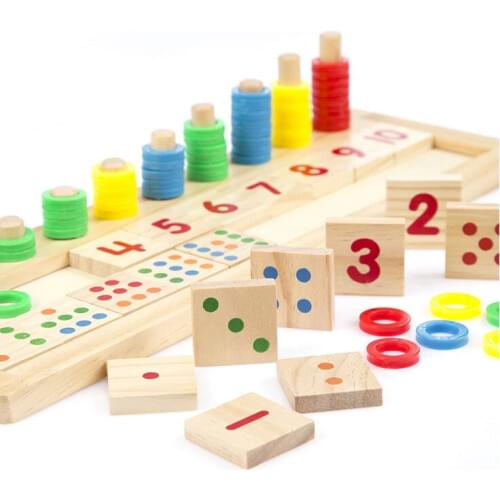 N049 Free Shipping classic childrens toys early education puzzle childrens digital paired puzzle, the new hot