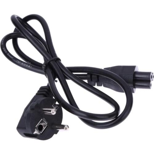 1M EU 3 Prong 2 Pin AC Laptop Power Cord Adapter Cable for laptops,game players,cameras,printers AC power adapters or chargers