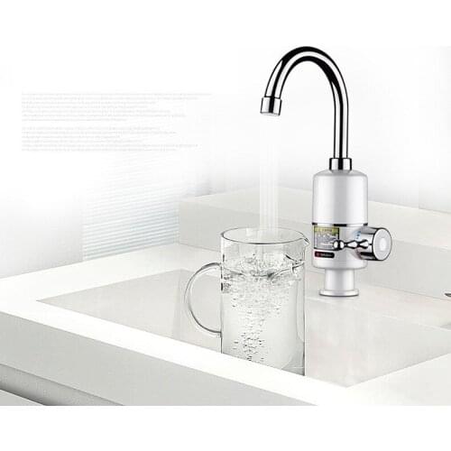 3000W Tankless Faucet Water Heater Instant Electric Water Heater Tap Kitchen Electric Faucet Instant Hot 3 seconds heating