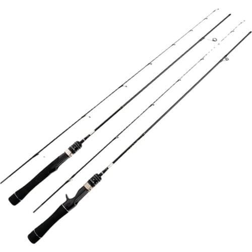 1.8m SuperLight Test Carbon Fiber Spinning Fishing Rod Carp Casting Fishing Pole Portable Baitcasting Fishing Rod 2 Section