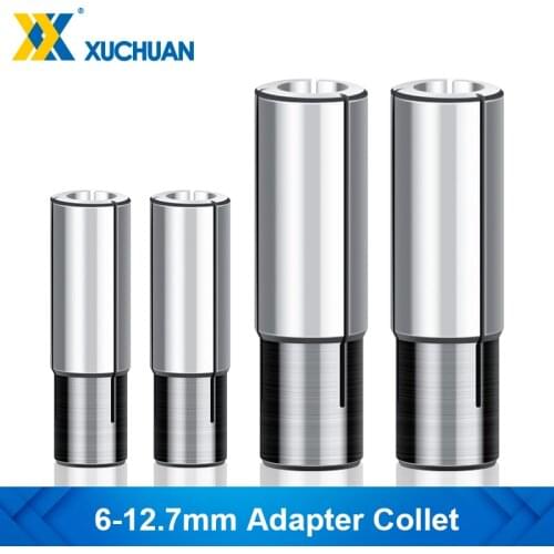 1pc Adapter Collet 6mm 6.35mm 8mm 9.5mm 10mm 12mm 12.7mm Router Bit Collet Chuck Adapter for CNC Machine Accessories