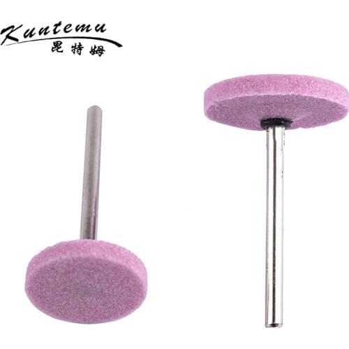 10PCS T-Shape Emery Mounted Points Grinding Head For Jade Metal Wood Grinding