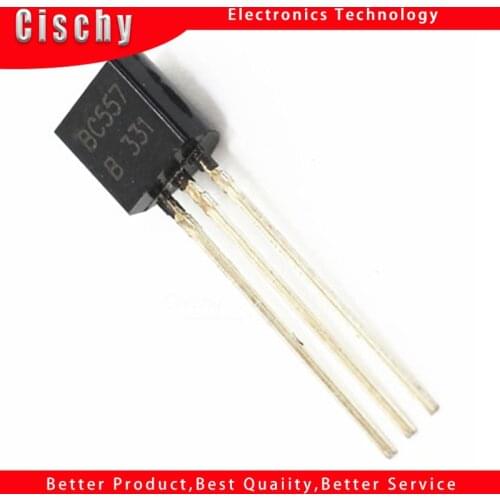 100PCS BC557B TO-92 BC557 TO92 557B new triode transistor