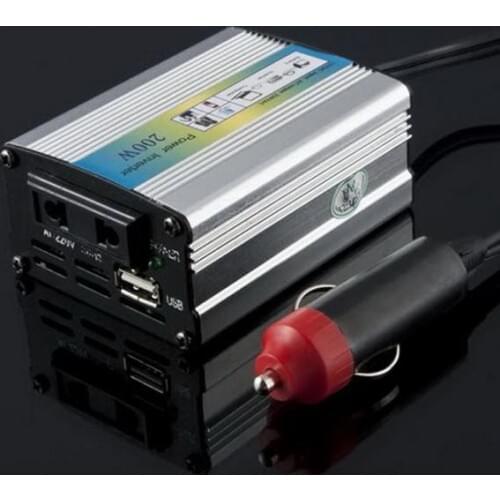 20pcs 220V USB 12V DC to AC Car Power Inverter Adapter 200W Free shipping