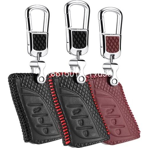 Car key cover for lexus LC LS ES 2018 Case Remote Keys Shell leather