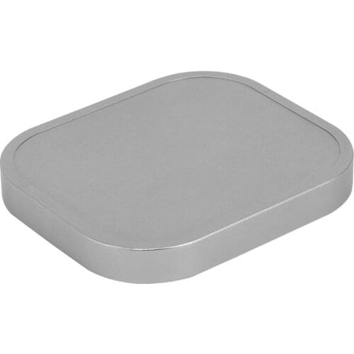 Haoge Square Metal Cover Cap for Haoge Specific Square Lens Hood Silver