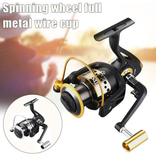 LA Series Spin Fishing Reel Light Weight Ultra Smooth Reel 5.2: 1 High Speed Metal Spin Reel Send Line Tools For Fishing Tackle