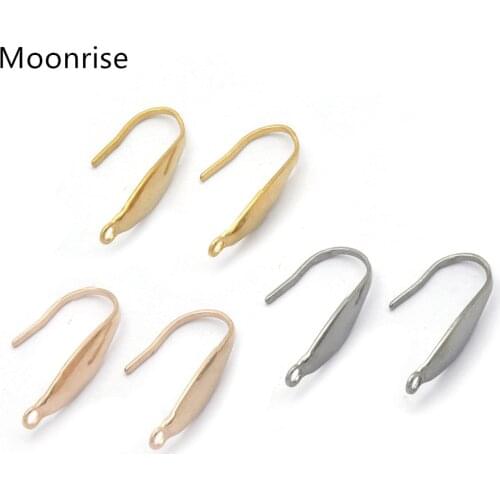 30Pcs 316 Stainless Steel Ear Wire Earring Hooks Findings for DIY Jewellery Making Findings