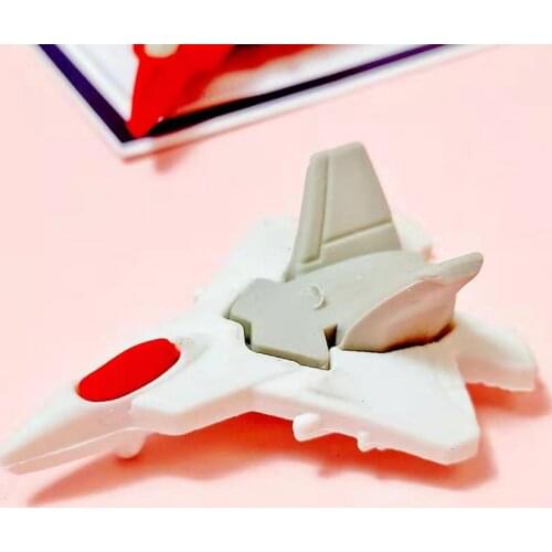 1Pc Removable Assembly Airplane Appearance Eraser Cartoon Students Drawing Kindergarten Prize Study Stationery Random Color