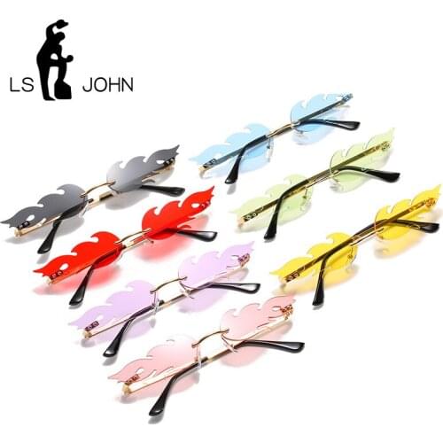 LS JOHN Women's Sunglasses Mirrored