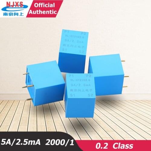 Small AC Current Transformer senser built in busbar DL-CT21C2.0 5A/2.5mA 2000/1 Micro precision Current Transformer toroidal