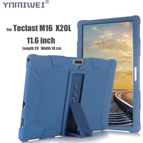 Soft Silicon Case for Teclast M16 11.6 Inch Funda Tablet Pc Cover Case for Teclast M16 X20L Stand Protect Shell