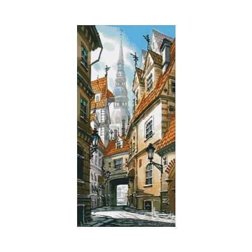 Ancient City Series 1 Counted Cross Stitch Kit Cross stitch RS cotton with cross stitch Magazine money