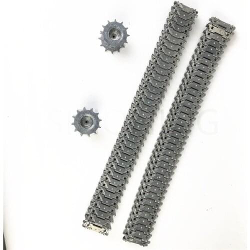 A pair 1:16 metal tank track M41A3 M41 metal track suit 3839 for remote control tank henglong