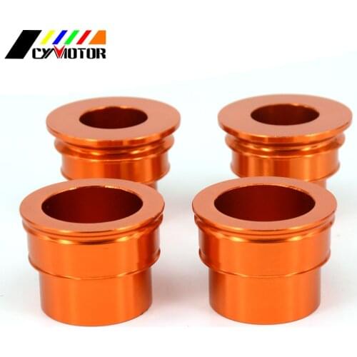 Billet Front and Rear Wheel Hub Spacer suit for KTM SX XCF SXF EXC EXCF EXCW SMR 125 250 300 350 400 450 525 530 2003-2012