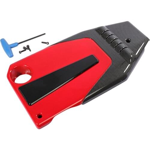 New Engine Cover Bonnet Hood ABS Carbon Fiber Style Fit for Honda Civic