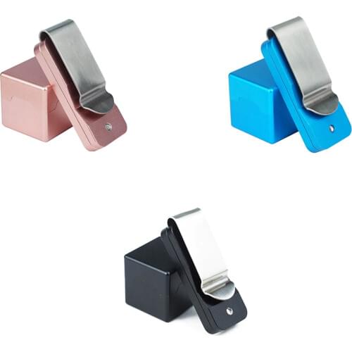 Portable Magnet Billiard Cue Chalk Holder With Fixed Clip Tools Snooker Accessories