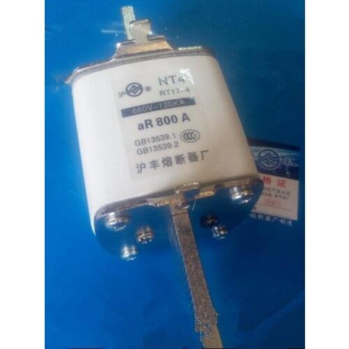 Fuses: NT4 RT17-4 800A 660V aR / NT4 800A 690V / RO35 NT4 RT16-4 1000A 660V / RT16-4 NT4 1250A 400V aR