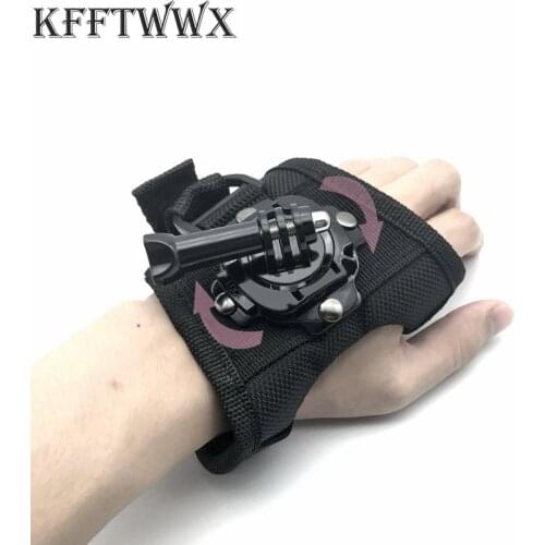 KFFTWWX Wrist Strap for Gopro Hero 9 8 7 6 5 4 3 Camera Accessories 360 Degree Belt Mount for Go Pro YI 4K EKEN H9R SJ4000 AKASO
