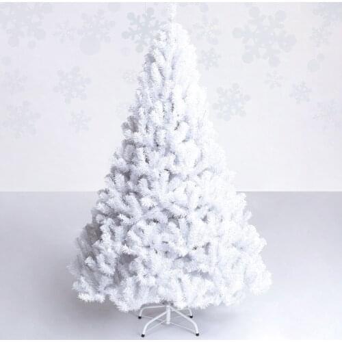 Luxury White Christmas Tree 1.2m/1.5m/1.8m Artificial xmas Pine Trees small family Christmas tree Holiday Decoration