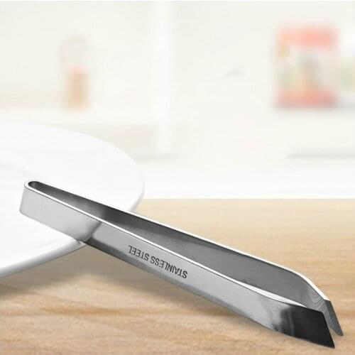 Stainless steel pig hair clip fishbone forceps chicken feather duck feather clip hair extractor kitchen hairpin tweezers