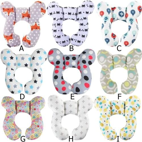 Infant Baby Nursing U-Shaped Pillow Car Seat Stroller Pram Neck Protector Car Seat Stroller Pram Pillows Kids Body Head Support