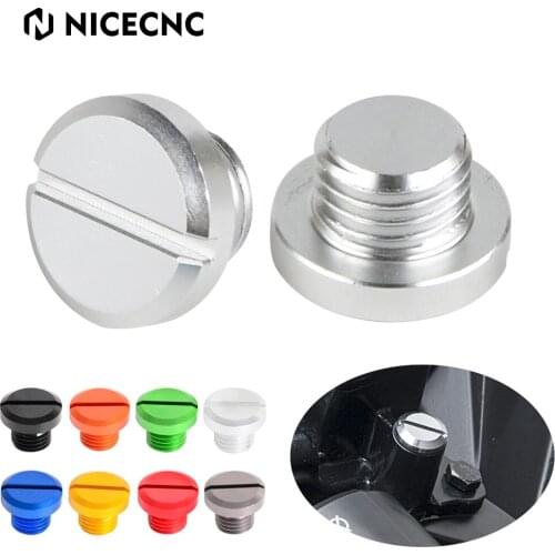 2 Pack M10 x 1.25 CNC Mirror Hole Plugs for Suzuki ADDRESS V50 ADDRESS 110 VEGSTER 150 250 GRASSTRACKER/BLGBOY SKY WAVE 250 TYPE