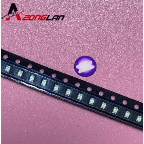 200pcs/LOT 0805 Purple UV SMD lamp beads led 2012 Light emitting diode 3V 390-400NM 2.0*1.2*0.8MM