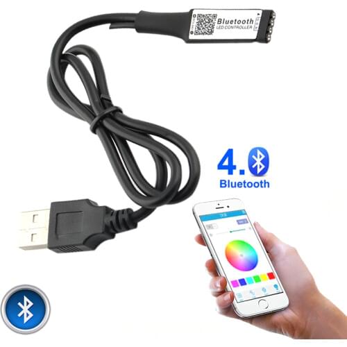 5V USB LED RGB Wifi Controller Bluebooth Power For TV Backlight led strip RGB Controller Remote Light Wifi Magic Home colorful