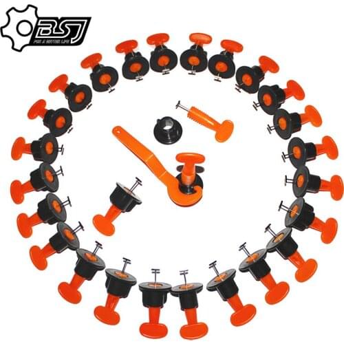 50pcs/set Level Wedges Tile Spacers For Flooring Wall Tile Spacer Carrelage Tile Leveling System Leveler Locator Spacers Plier