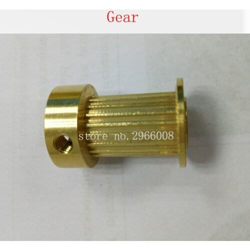 Free shipping top quality large format printer pulley golden motor gear for Wit color Smart Ultra 2000 3000 9000 9100