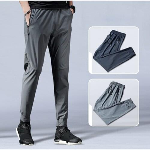 Summer Quick Dry Trousers Men Sports Running Pants Pants Training Sport Pants Jogging Gym Trousers Elasticity Legging