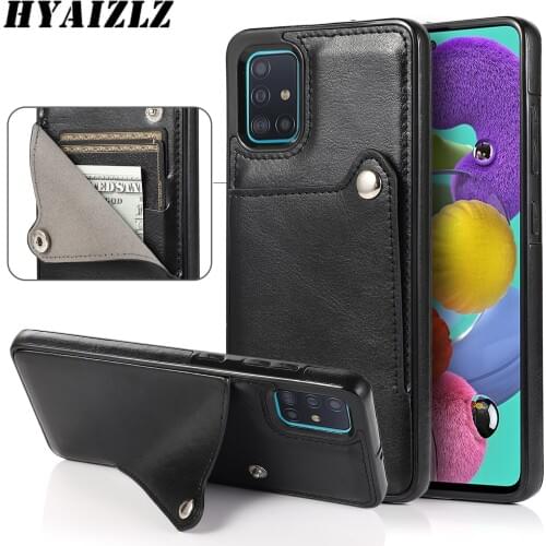 Case for Samsung Galaxy A51 A71 5G A21S A11 A20S A91 A81 A70 A40 A50 A20 A30 A10S A10E A20E Leather Card Pocket Holder Cover