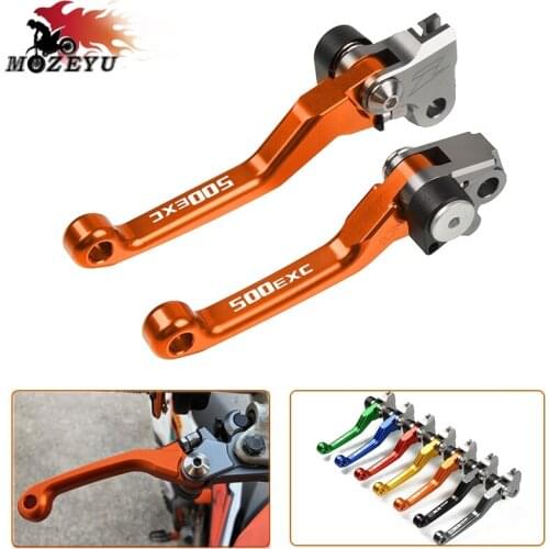CNC Motorcycle Dirt Bike FLEX Pivot Brake Clutch levers Motocross Motorbike For 500EXC 500 EXC 2012 2013 500 exc