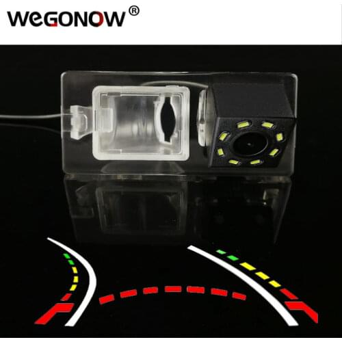 For Fiat Freemont 2009~2014 HD Wireless Car CCD Rear Camera Fisheye 8 12 led dynamic Night Vision bracket waterproof parking