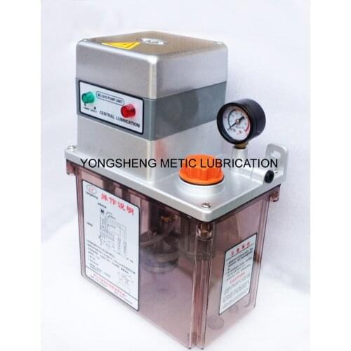 Electric lubrication oil pump gear lubricator CNC machine oiler pressure switch 2L 220V PLC control BE2202-210X