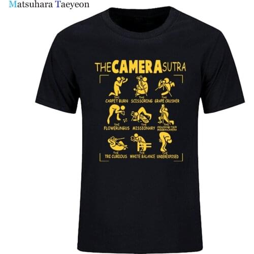 The Camera Sutra Photography Hip Hop Printed T Shirt Short Sleeve Men T-Shirts New Fashion Cotton Tshirt Summer Tops