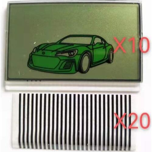 NFLH 10pcs Mobicar 1 2 Lcd Display Flexible Cable for KAlarm SCHER-KHAN mobicar