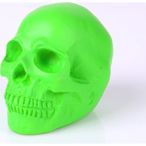 Halloween Items Home Decorations Medicine Teaching Resin Skulls New Hot Products Green Skull