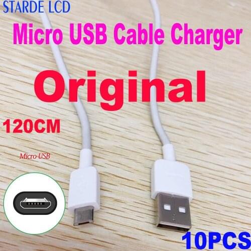 10PC Original FOR Xiaomi Micro USB Cable Charger Data Sync For Redmi 7 6 5 S2 6A 5A 4A 4X Note 6 Pro Plus Charger Cord Wire CabL