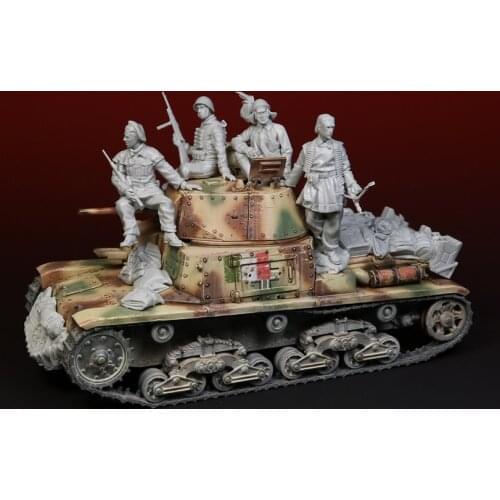 1/35 Resin Figure Model Kit Unassambled Unpainted 862 (NO Armored vehicles)