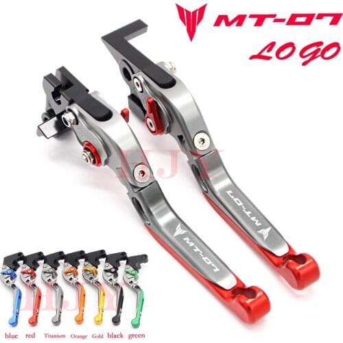 Red+Titanium For Yamaha 2014-2017 2015 2016 MT-07 MT 07 Motorcycle Brake Clutch Lever