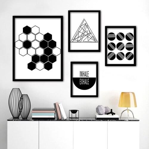 Nordic Style Creative Bicycle Decorative Picture Geometric Abstract Minimalist Bedroom Childrens room Canvas Art Painting